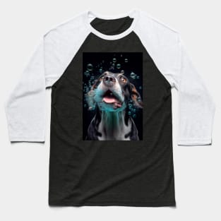 Dogs In Water #1 Baseball T-Shirt
